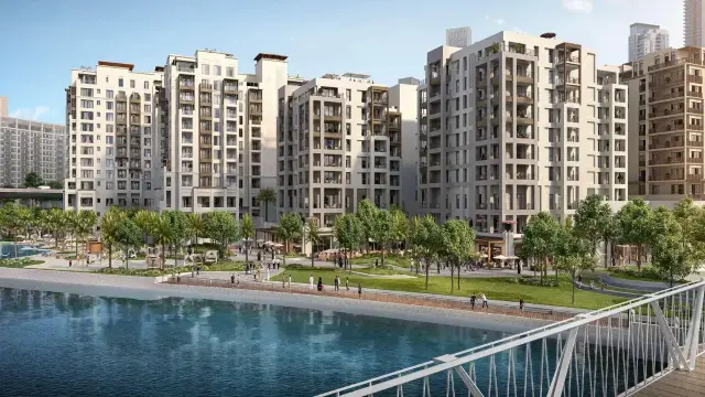 Emaar Cedar at Creek Beach building view
