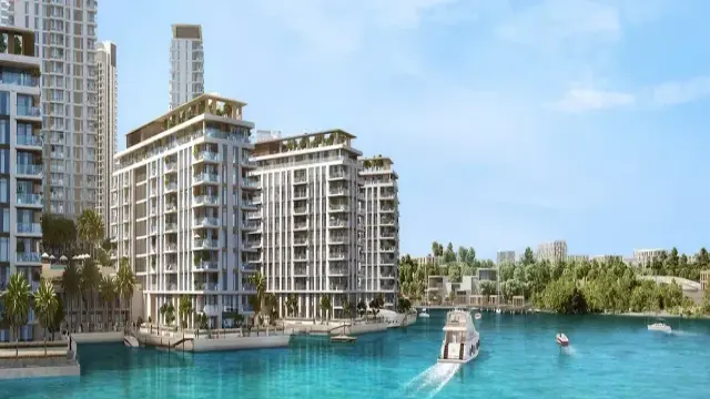 Emaar The Cove at Dubai Creek Harbour building view