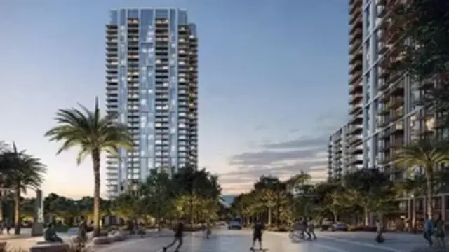 Valo Tower by Emaar at Dubai Creek Harbour building view